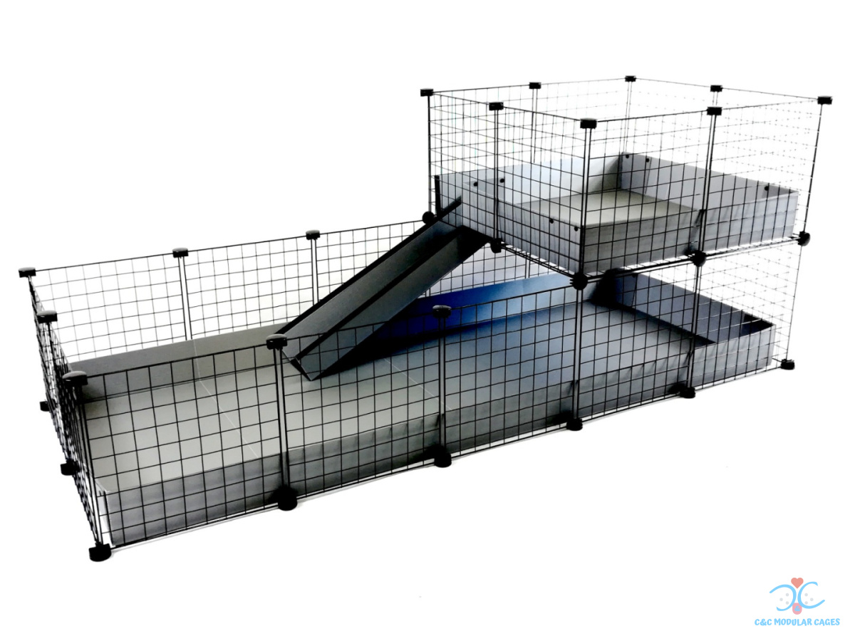 C&C Cage 5x2 + Loft 2x2 + Ramp C&C Cage 5x2 + Loft 2x2 + Ramp