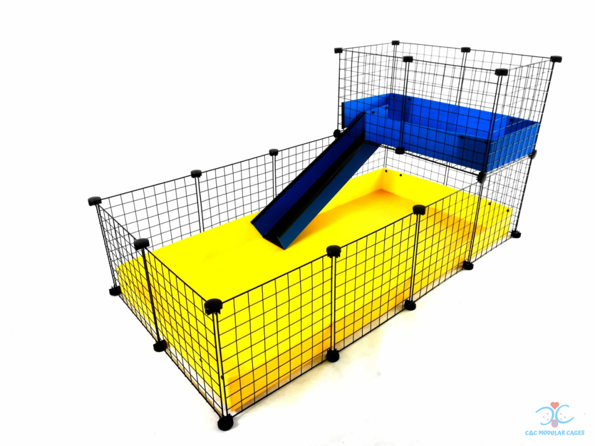 C&C Cage 4x2 + Loft 2x1 + Ramp C&C Cage 4x2 + Loft 2x1 + Ramp