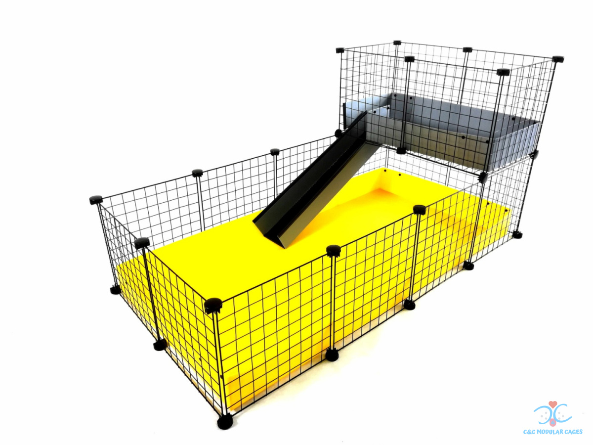 C&C Cage 4x2 + Loft 2x1 + Ramp C&C Cage 4x2 + Loft 2x1 + Ramp
