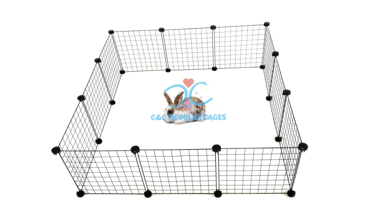 Rabbit enclosure C&C 3x3 110x110 cm