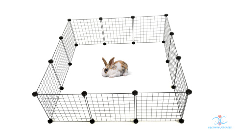 Rabbit enclosure C&C 3x3 110x110 cm